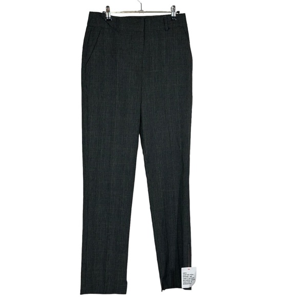 ASOS DESIGN Tall slim skim cigarette pant in gray check Sz 6 NWT - Picture 1 of 10